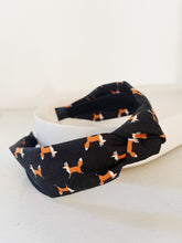 Load image into Gallery viewer, Fox Trot Woodland Wonder // top knot headband