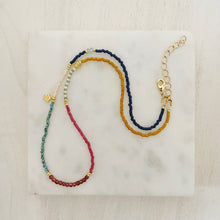 Load image into Gallery viewer, Wild Forage // japanese miyuki bead and gemstone necklace