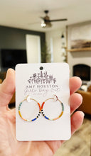 Load image into Gallery viewer, Amalfi weightless glass gold filled hoops