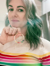 Load image into Gallery viewer, Candy Land weightless japanese miyuki glass hoops