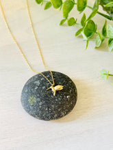 Load image into Gallery viewer, Best of Luck hummingbird pendant necklace