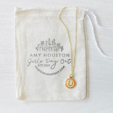 Load image into Gallery viewer, Good Luck Charm // horseshoe pendant necklace