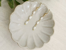 Load image into Gallery viewer, Whitney hand wired freshwater pearl dangles