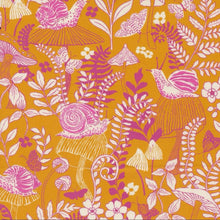 Load image into Gallery viewer, Maeve Mushroom Moths Golden top knot headband