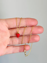 Load image into Gallery viewer, Berries for Bennett strawberry pendant necklace