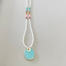 Load image into Gallery viewer, Nani turquoise pendant miyuki beaded necklace