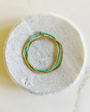 Load image into Gallery viewer, Dainty layering czech glass stretch bracelet