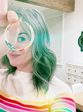 Load image into Gallery viewer, Candy Land weightless japanese miyuki glass hoops