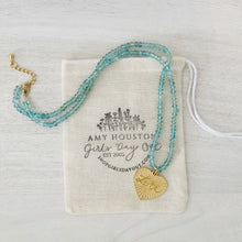 Load image into Gallery viewer, Love Far and Wide Aqua Marine gemstone Necklace