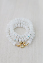 Load image into Gallery viewer, Head in the Clouds // rondelle gemstone necklace