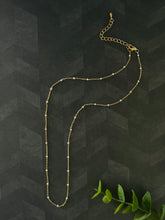 Load image into Gallery viewer, Dottie white or turquoise enamel chain necklace hi