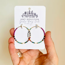 Load image into Gallery viewer, Napa Valley miyuki glass hoops