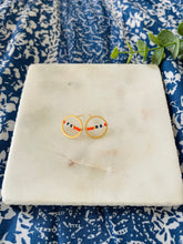 Load image into Gallery viewer, Cavalier Game Day hoop earrings or studs