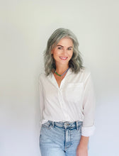 Load image into Gallery viewer, Coast to Coast // fish pendant beaded glass necklace