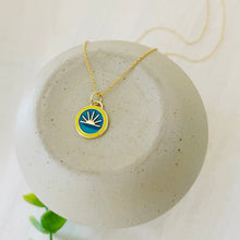 Load image into Gallery viewer, Final Glow sun pendant necklace