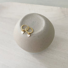 Load image into Gallery viewer, Love is all Around latch hoop heart huggies