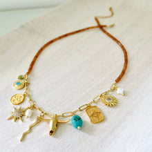 Load image into Gallery viewer, Wild Wonder charm necklace one of a kind