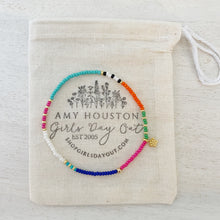 Load image into Gallery viewer, Star struck dainty layering czech glass stretch bracelet