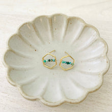 Load image into Gallery viewer, Skyline turquoise post earrings