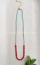 Load image into Gallery viewer, Bon Voyage// japanese miyuki bead and gemstone necklace