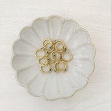 Load image into Gallery viewer, Serpent // latch hoop huggies