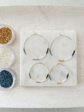 Load image into Gallery viewer, Morning Frost Hoops