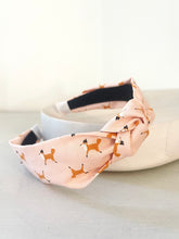 Load image into Gallery viewer, Fox Trot Woodland Wonder // top knot headband