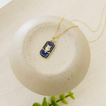 Load image into Gallery viewer, Wise One owl shield pendant necklace