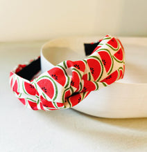Load image into Gallery viewer, Watermelon top knot headband