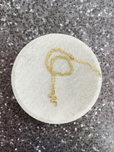 Load image into Gallery viewer, Hidden Strength snake pendant necklace