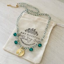 Load image into Gallery viewer, Luna Verde amethyst necklace