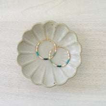 Load image into Gallery viewer, Santorini weightless glass bead hoops