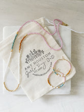 Load image into Gallery viewer, Calypso color block beaded miyuki glass hoops