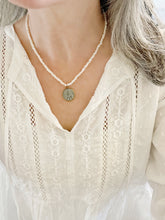 Load image into Gallery viewer, Buddha and Pearls pendant necklace