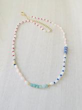 Load image into Gallery viewer, Riviera // fish and mother of pearl necklace