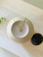 Load image into Gallery viewer, Crystal cluster heart pendant necklace