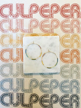 Load image into Gallery viewer, Small Town weightless round glass bead hoops