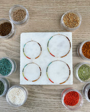 Load image into Gallery viewer, Campfire miyuki glass hoops