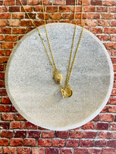 Load image into Gallery viewer, Petit heirloom oval locket pendant necklace in gold