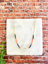 Load image into Gallery viewer, Cavaliers school spirit miyuki bead simple necklace