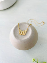 Load image into Gallery viewer, a winged messenger butterfly necklace