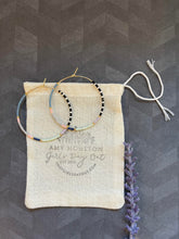 Load image into Gallery viewer, Blue Sea Anemone miyuki glass hoops