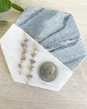 Load image into Gallery viewer, London Fog labradorite dangles