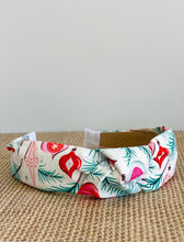 Load image into Gallery viewer, Jingle All The Way top knot headband