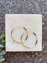 Load image into Gallery viewer, Wake Forest Demon Deacons hoop earrings