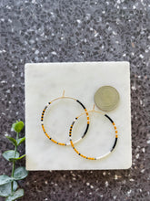 Load image into Gallery viewer, Wake Forest Demon Deacons hoop earrings