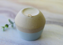 Load image into Gallery viewer, Tiny gold baguette stud earrings