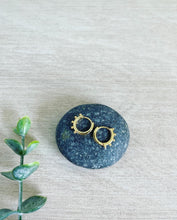 Load image into Gallery viewer, Beaded latch hoop huggies