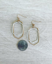 Load image into Gallery viewer, Duo two tone dangle