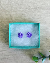Load image into Gallery viewer, Fresh picked lavender flower studs for Mommy & Me